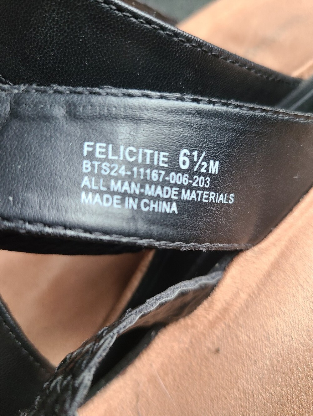 Black Strappy Slide Sandals with Braided Detail- Baretraps Felicitie Size 6.5 M - Picture 2 of 10